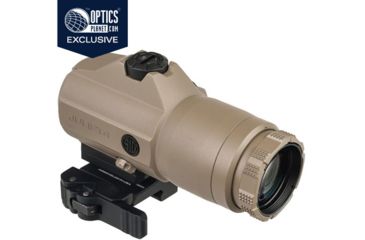 Image of OpticsPlanet Exclusive SIG SAUER Juliet4 Magnifier, Flat Dark Earth, Small, SOJ41002