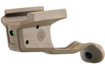Image of OpticsPlanet Exclusive SIG SAUER Lima365 Laser Grip Pistol Mod for P365, Green, Small, FDE, SOL36532