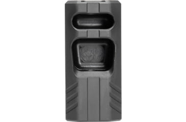 Image of OpticsPlanet Exclusive Strike Industries Strike Micro QUAD V Threaded 9mm Compensator, 1/2x28, Black, SI-MC-QUAD-V