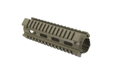 Image of OpticsPlanet Exclusive M4 Cerakote Quad Rail Handguard, Carbine Length, Cerakote, Flat Dark Earth, NSN N, XOP-M4QRC, EDEMO1