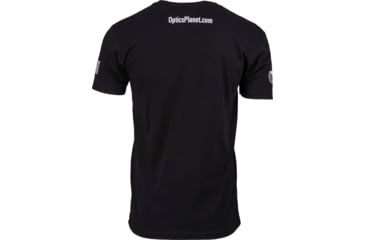 Image of OpticsPlanet Ukraine/US Flag Short Sleeve T-Shirt - Mens, Small, Black, SMALL-MEN-S