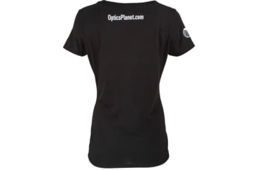 Image of OpticsPlanet Ukraine/US Flag Short Sleeve T-Shirt - Women's, Small, Black, OP-UKRAINE-US-T-Shirt-Black-Small-Women's-Black-Small-Women's