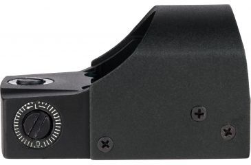 Image of OpticsPlanet Exclusive Red Dot Mini Reflex Sight, 5 MOA Dot, Black, 12132