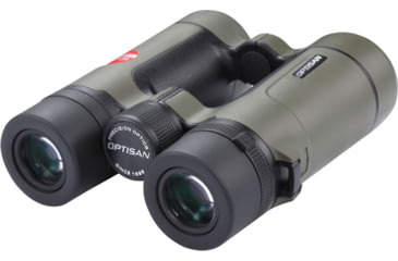 Image of Optisan Precision Sports Optics BRITEC R 10x42mm Roof Prism Binocular, Olive/Black, 37478
