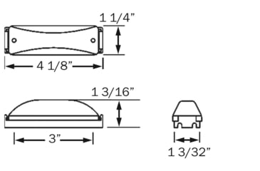 Image of Optronics Amb Seal 2 Bulb Clear/Mark, MC67AK