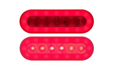 Image of Optronics LED GLOLIGHT - 6in Oval 22-Diode Trailer Light Kit 3978470