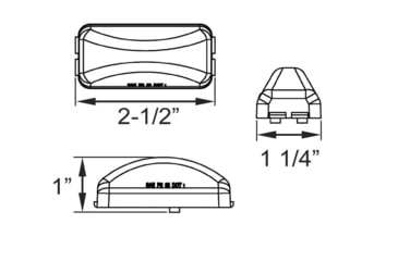 Image of Optronics Led M/C Mark Kit One Diode, Red, AL90RK