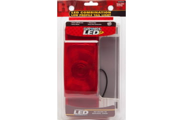 Image of Optronics Led RV Combination Tail Light With Base And License Illuminator - Driver Side, White, RVSTL61S