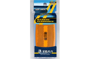 Image of Optronics Mark Light Oval Base Amb, Black, MC32ABS