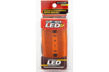 Image of Optronics MCL0032ABS One LED Mark Light Ovl Black Bse, MCL0032ABS