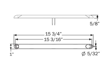 Image of Optronics Opti Brite LED Awning Lights Low Profile 18, ILL71CBAWNFS