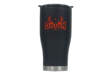 Image of Orion Coolers 27oz  Black Stainless Steel Tumbler Red Logo 91317