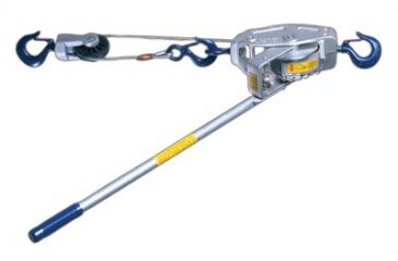 Image of Lug-All 2ton Cable Winch-hoist W/latch 447-420-R-SH, Unit EA