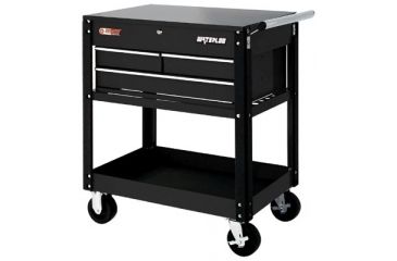 Image of Waterloo 3 Drawer Metal Utility Cart Re 797-UC310RD, Unit EA