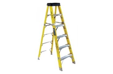 Image of Louisville Ladder 8ft Rhino 375 Fiberglassstep L 443-FS1108HD, Unit EA