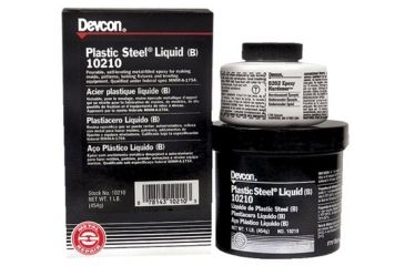 Image of Devcon 25lb Plastic Steel Liquid 230-10230, Unit EA