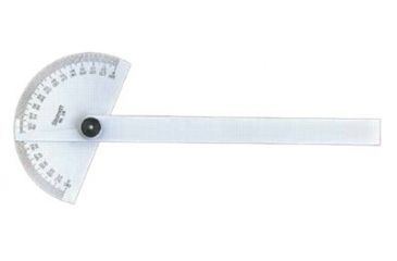 Image of L.S. Starrett C19 Steel Protractor 0-180 6 681-50127, Unit EA