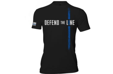 Image of Oscar Mike Defend The Line T-Shirt - Mens, Black, M, M-OM-BLACK-01-0419-M