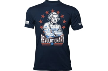 Image of Oscar Mike George Washington Tee - Mens T-Shirts, Navy, M, M-OM-NAVY-01-0036-M