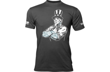 Image of Oscar Mike Uncle Sam Tee - Mens T-Shirts, Asphalt, L, M-OM-ASPH-01-0094-L