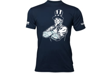 Image of Oscar Mike Uncle Sam Tee - Mens T-Shirts, Navy, M, M-OM-NAVY-01-0095-M