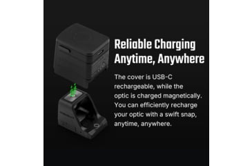 Image of Osight X 3 MOA Reflex Red Dot Sight w/ Magnetic USB-C Rechargeable Charging Cover