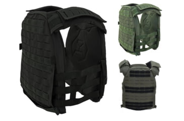 Image of Oso Gear Nanook SF Plate Carrier, Black, Olive Green, Ranger Green