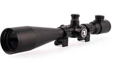 Image of Osprey Global 10-40x50 Illuminated Tactical Rifle Scope, 30mm Tube, Rangefinder Reticle, Black, TA10-40x50IRF