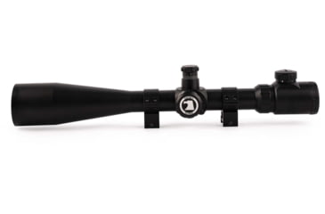 Image of Osprey Global 10-40x50 Illuminated Tactical Rifle Scope, 30mm Tube, Rangefinder Reticle, Black, TA10-40x50IRF