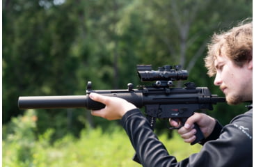 Image of Osprey Global 4x32mm LPVO 30mm Tube Rifle Scope, Second Focal Plane, MilDot Reticle, Black, 4x32MDG