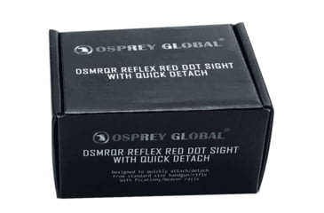 Image of Osprey Global DSMR Quick Release 1x Reflex Red Dot Sight, Multi Reticle, Black, DSMRQR