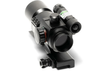 Image of Osprey Global 1x30mm Reflex Red Dot Sight w/Green Laser, 5 MOA Red Dot, Black, OSP-RD-FO-GL