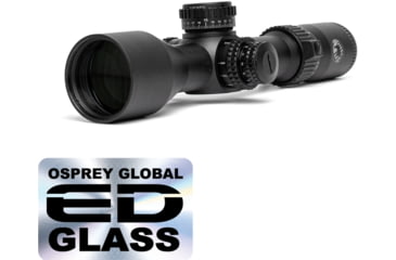 Image of Osprey Global ED Glass 2.5-20x50mm 34mm Tube Rifle Scope, First Focal Plane, Glass Etched, Black, ED2.5-20X50FFP