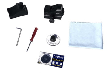 Image of Osprey Global Pistol Micro Reflex Red Dot Sight, 3 MOA Dot Reticle, Small, Black, Pistol Micro Dot