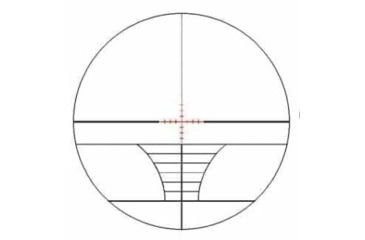 Image of Osprey Global 1-6x24mm LPVO 30mm Tube Rifle Scope, Second Focal Plane, Rangefinder Reticle, Black, 1-6X24IRF
