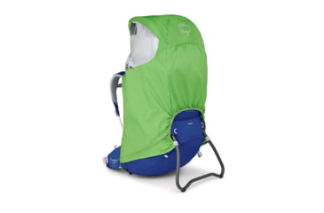 Image of Osprey Poco Child Carrier Raincover, Electric Lime, One Size, 10002106