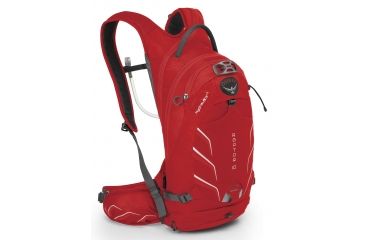 Image of Osprey Raptor 10 L Men's Hydration Pack -One Size-Red Pepper