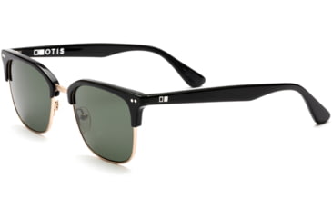 Image of OTIS 100 CLUB Sunglasses, Black/Brushed Gold/Grey Polar, 51.5-20-148, 125-2001P