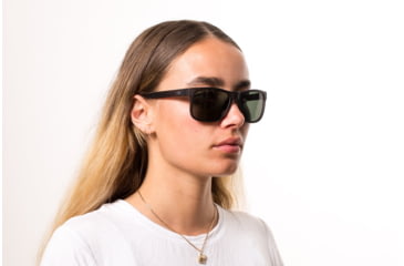 Image of OTIS CASA BAY Sunglasses, Black Woodland Matte/Grey Polar, 55 - 17 - 145, 30-1801P