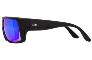 Image of OTIS COASTIN Sunglasses - Mens, Matte Black/Mirror Blue Polar, 61-16-129, 139-2101P