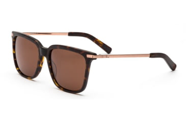Image of OTIS CROSSROADS Sunglasses, Matte Dark Tort/Brown Polar, 55-17-140, 19-1802P