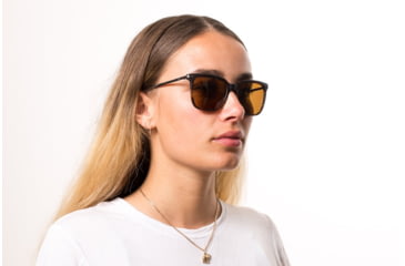 Image of OTIS CROSSROADS Sunglasses, Matte Dark Tort/Brown Polar, 55-17-140, 19-1802P