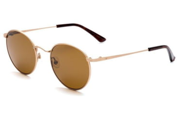 Image of OTIS FLINT Sunglasses, Brushed Gold/Brown Polar, 51-21-140, 134-2002P