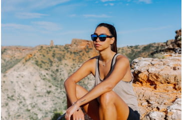 Image of OTIS Odyssey Sunglasses - Mens, Matte Honey Tort Frame/Blue Polarized Lens, 166-2204LL