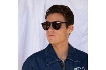 Image of OTIS OMAR X Sunglasses, Matte Dark Tort/Brown Polar, 52-23-140, 135-2001P