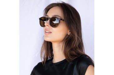 Image of OTIS OMAR X Sunglasses, Matte Dark Tort/Brown Polar, 52-23-140, 135-2001P