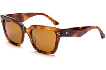 Image of OTIS OSKA Sunglasses, Trans Tortoise Haze/Brown Polar, 54-21-145, 132-2001P