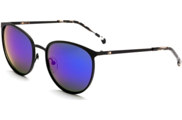 Image of OTIS RUMOURS REFLECT Sunglasses - Womens, Matte Black/Flash Mirror Violet, 54 - 20 - 135, 13-2001