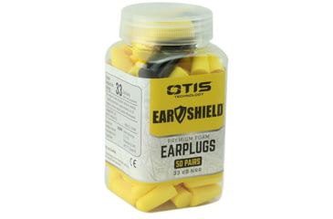 Image of Otis Technology EarShield Foam Ear Plugs - 50 Pack, Yellow, FG-ESH-FPNC50