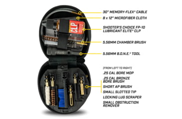 Image of Otis Technology .223/5.56mm MSR/AR Cleaning Kit, Black